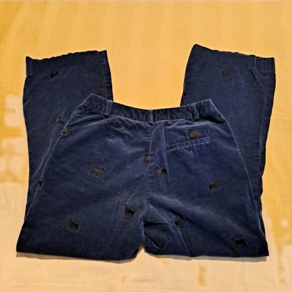Lilly Pulitzer women's size 2, White Label dark blue corduroy pants havd defect - Picture 3 of 5